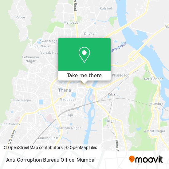 Anti-Corruption Bureau Office map