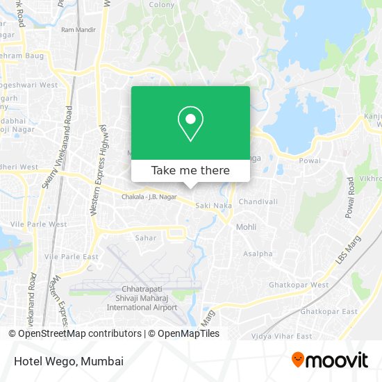 Hotel Wego map