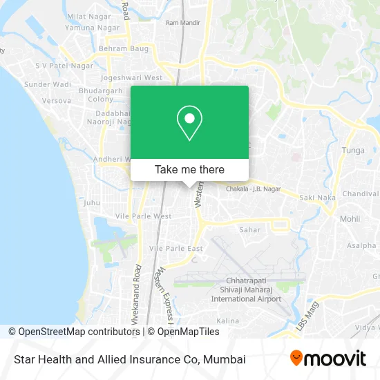 Star Health & Allied Insurance Co map