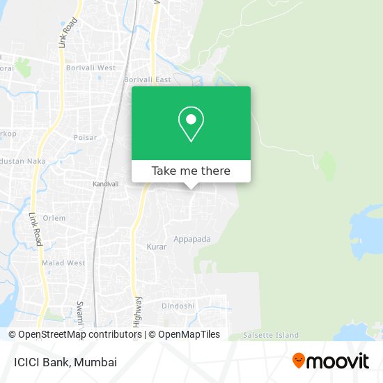 ICICI Bank map