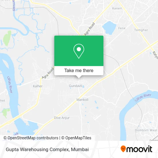 Gupta Warehousing Complex map