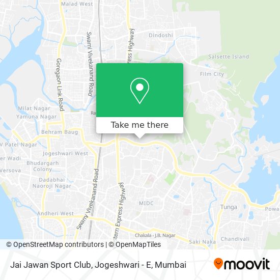 Jai Jawan Sport Club, Jogeshwari - E map