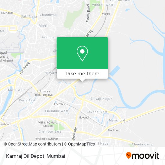 Kamraj Oil Depot map