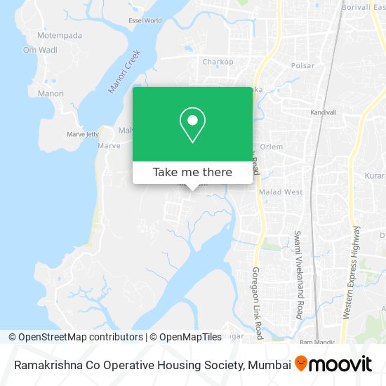 Ramakrishna Co Operative Housing Society map