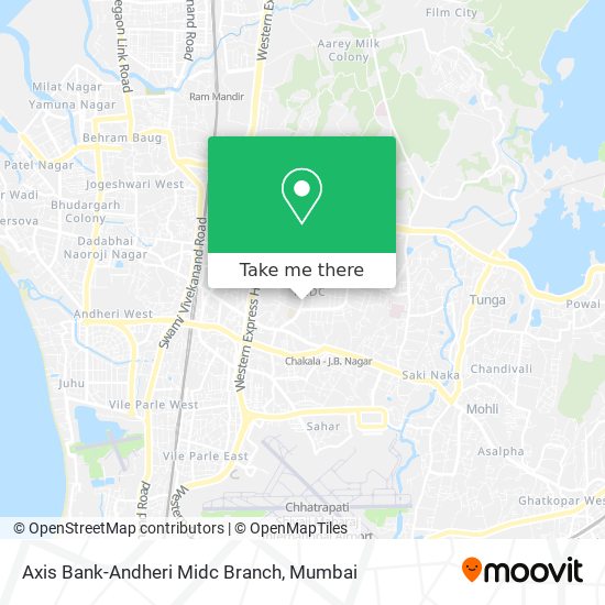 Axis Bank-Andheri Midc Branch map