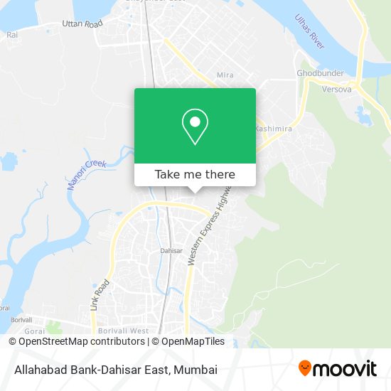 Allahabad Bank-Dahisar East map