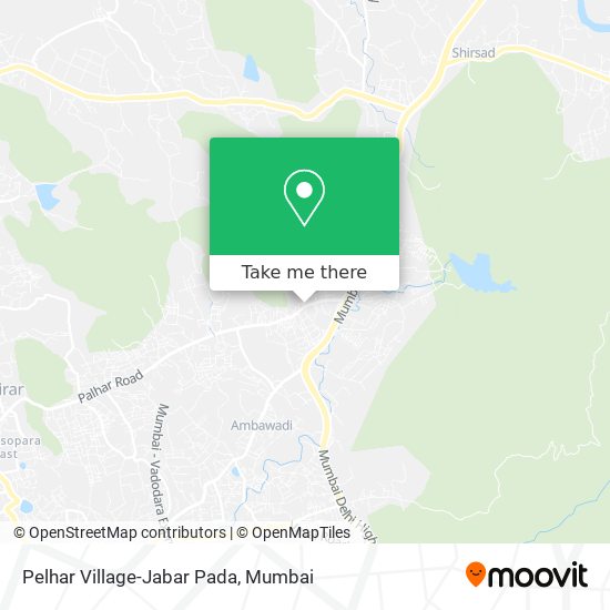 Pelhar Village-Jabar Pada map