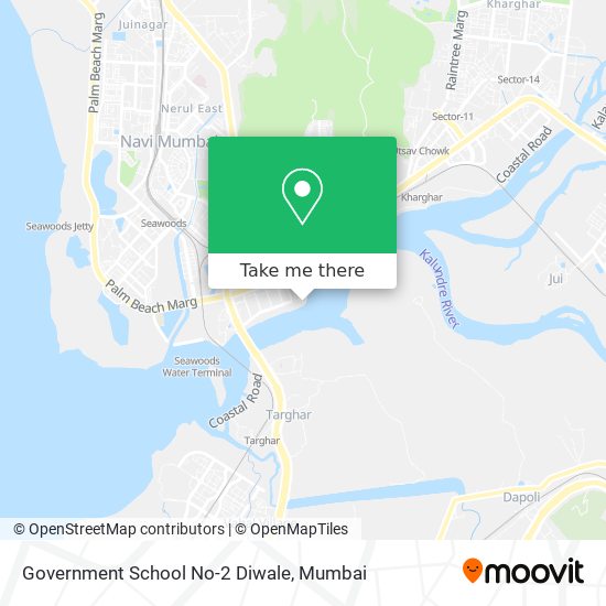 Government School No-2 Diwale map