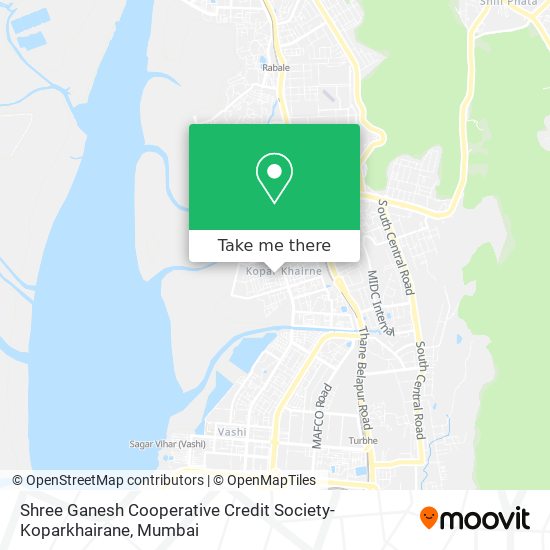 Shree Ganesh Cooperative Credit Society-Koparkhairane map