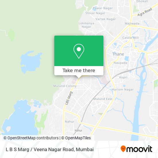 L B S Marg / Veena Nagar Road map