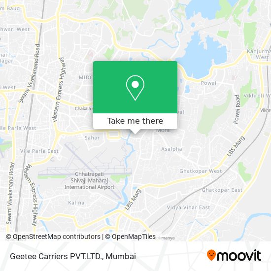 Geetee Carriers PVT.LTD. map