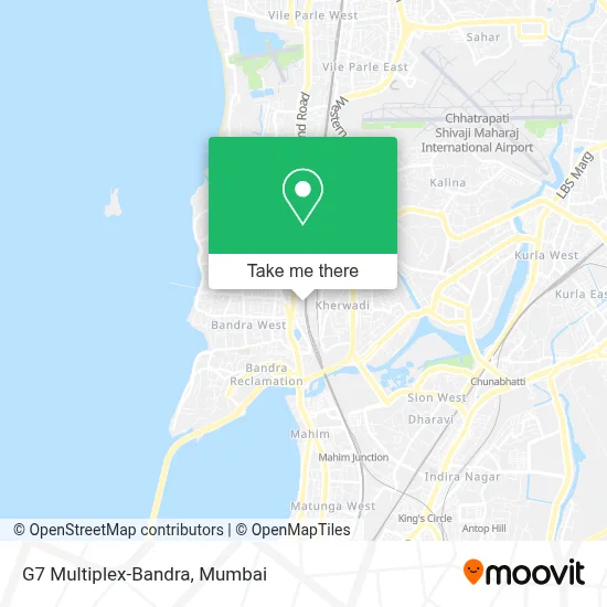 G7 Multiplex-Bandra map