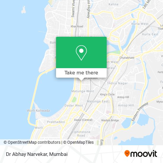 Dr Abhay Narvekar map