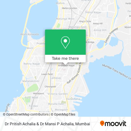 Dr Pritish Achalia & Dr Mansi P Achalia map