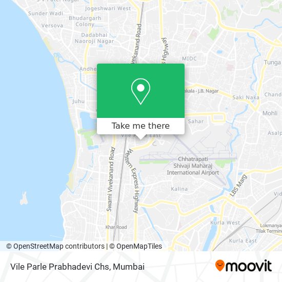 Vile Parle Prabhadevi Chs map