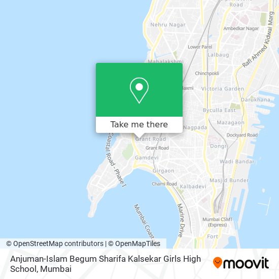 Anjuman-Islam Begum Sharifa Kalsekar Girls High School map