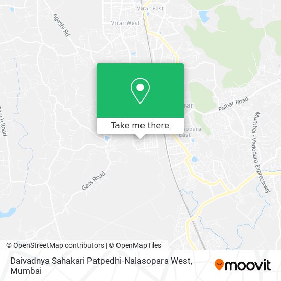 Daivadnya Sahakari Patpedhi-Nalasopara West map