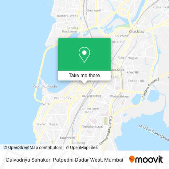 Daivadnya Sahakari Patpedhi-Dadar West map