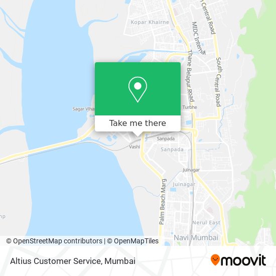 Altius Customer Service map