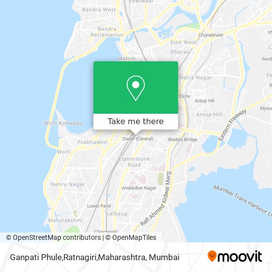 Ganpati Phule,Ratnagiri,Maharashtra map