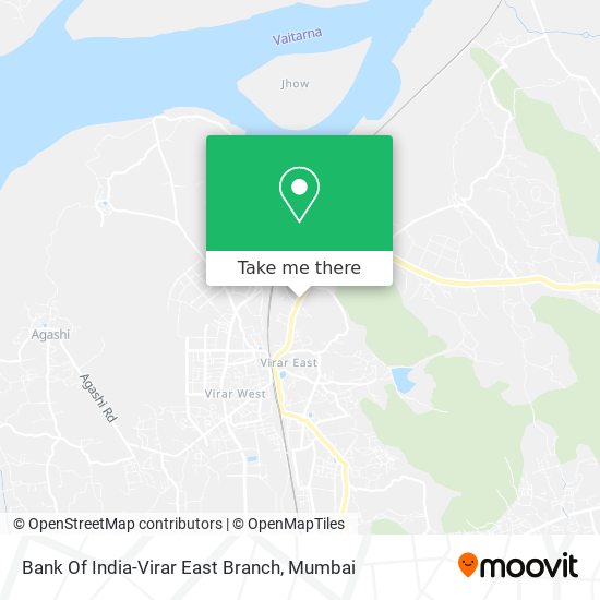 Bank Of India-Virar East Branch map