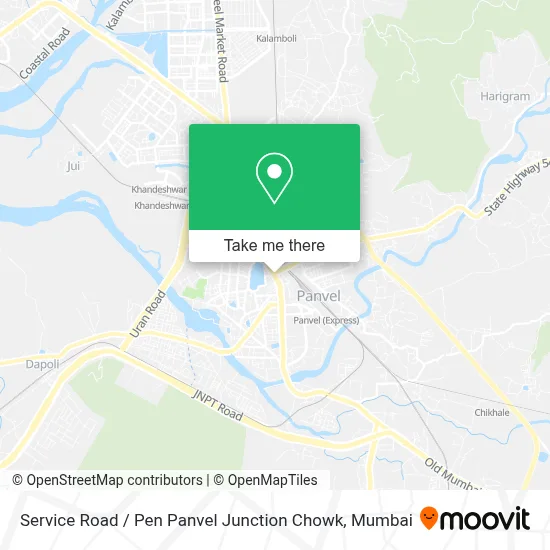 Service Road / Pen Panvel Junction Chowk map