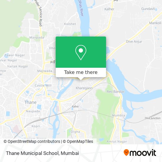 Thane Municipal School map