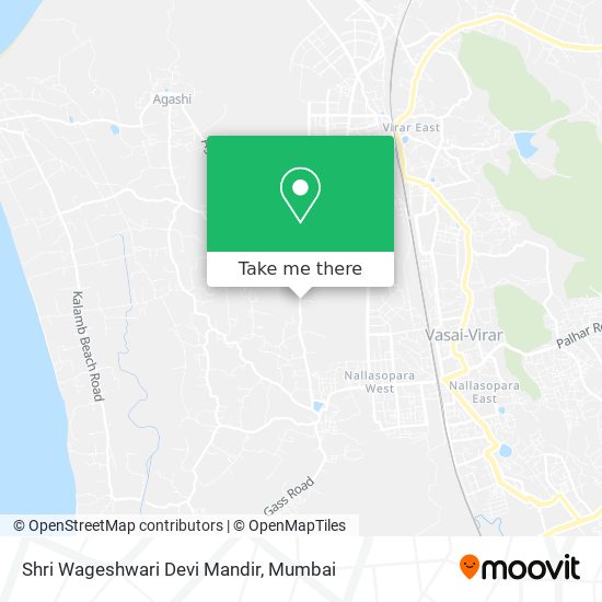 Shri Wageshwari Devi Mandir map