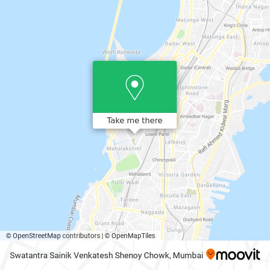 Swatantra Sainik Venkatesh Shenoy Chowk map