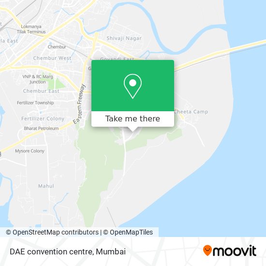 DAE convention centre map