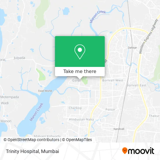 Trinity Hospital map
