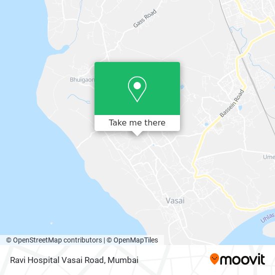 Ravi Hospital Vasai Road map