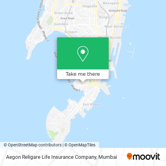 Aegon Religare Life Insurance Company map