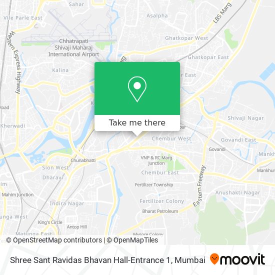 Shree Sant Ravidas Bhavan Hall-Entrance 1 map