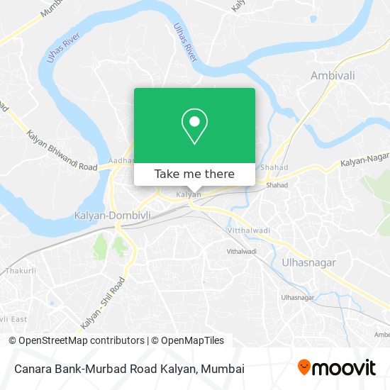 Canara Bank-Murbad Road Kalyan map