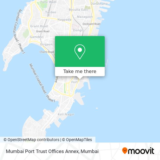 Mumbai Port Trust Offices Annex map