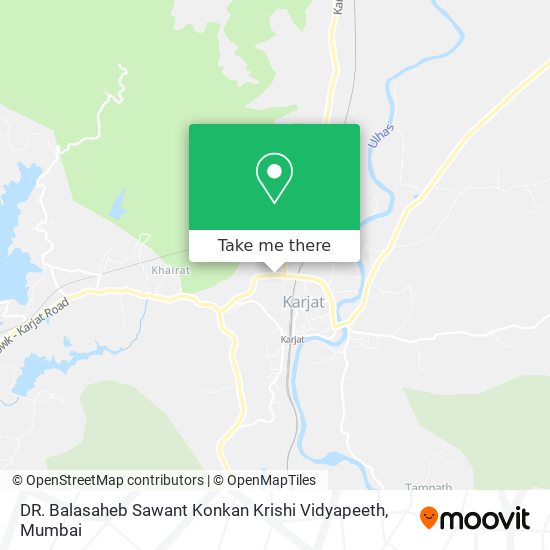 DR. Balasaheb Sawant Konkan Krishi Vidyapeeth map