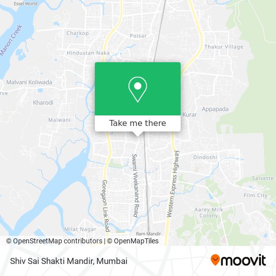 Shiv Sai Shakti Mandir map