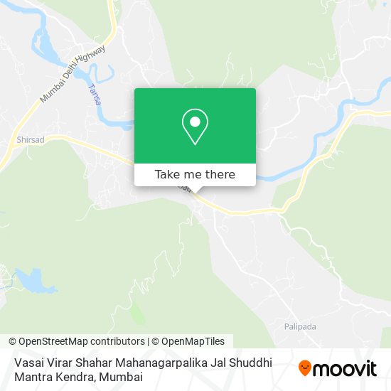 Vasai Virar Shahar Mahanagarpalika Jal Shuddhi Mantra Kendra map