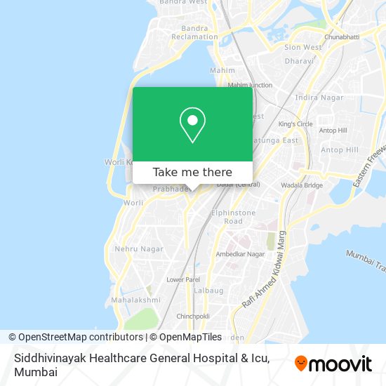 Siddhivinayak Healthcare General Hospital & Icu map