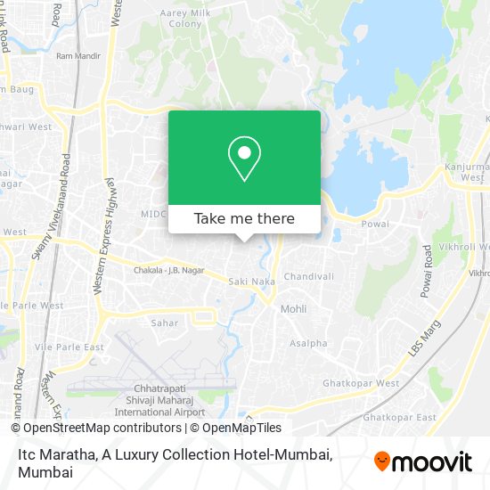 Itc Maratha, A Luxury Collection Hotel-Mumbai map