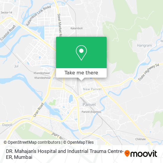 DR. Mahajan's Hospital and Industrial Trauma Centre-ER map