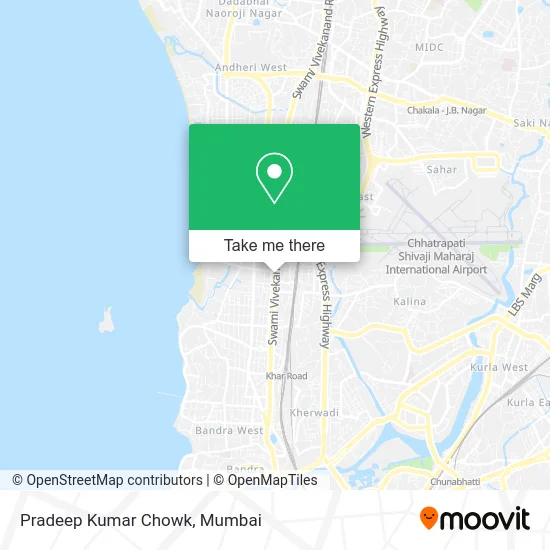 Pradeep Kumar Chowk map