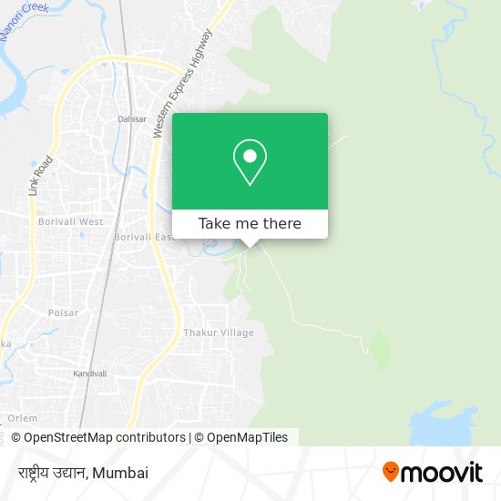 राष्ट्रीय उद्यान map