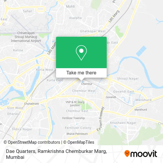 Dae Quarters, Ramkrishna Chemburkar Marg map
