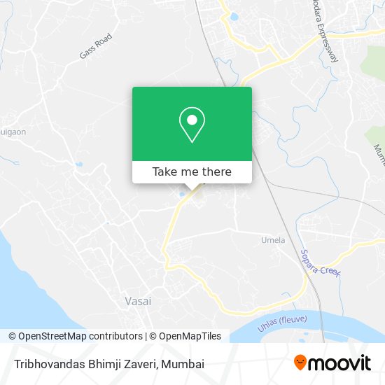 Tribhovandas Bhimji Zaveri map