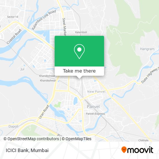 ICICI Bank map