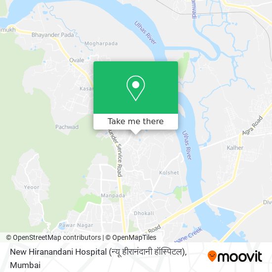 New Hiranandani Hospital (न्यू हीरानंदानी हॉस्पिटल) map