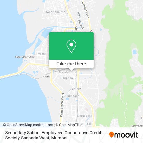 Secondary School Employees Cooperative Credit Society-Sanpada West map