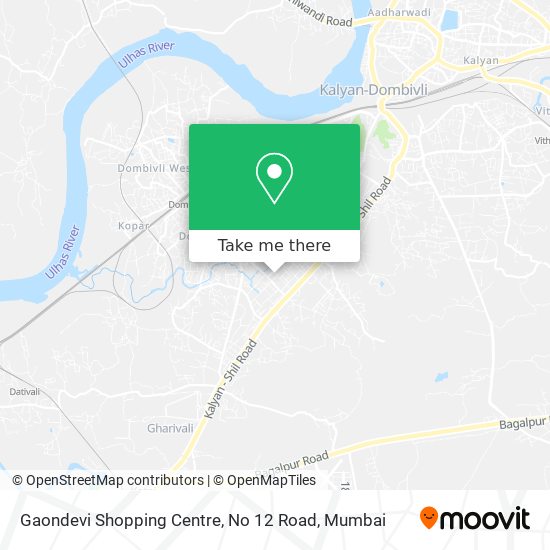 Gaondevi Shopping Centre, No 12 Road map